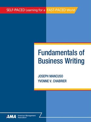 cover image of Fundamentals of Business Writing